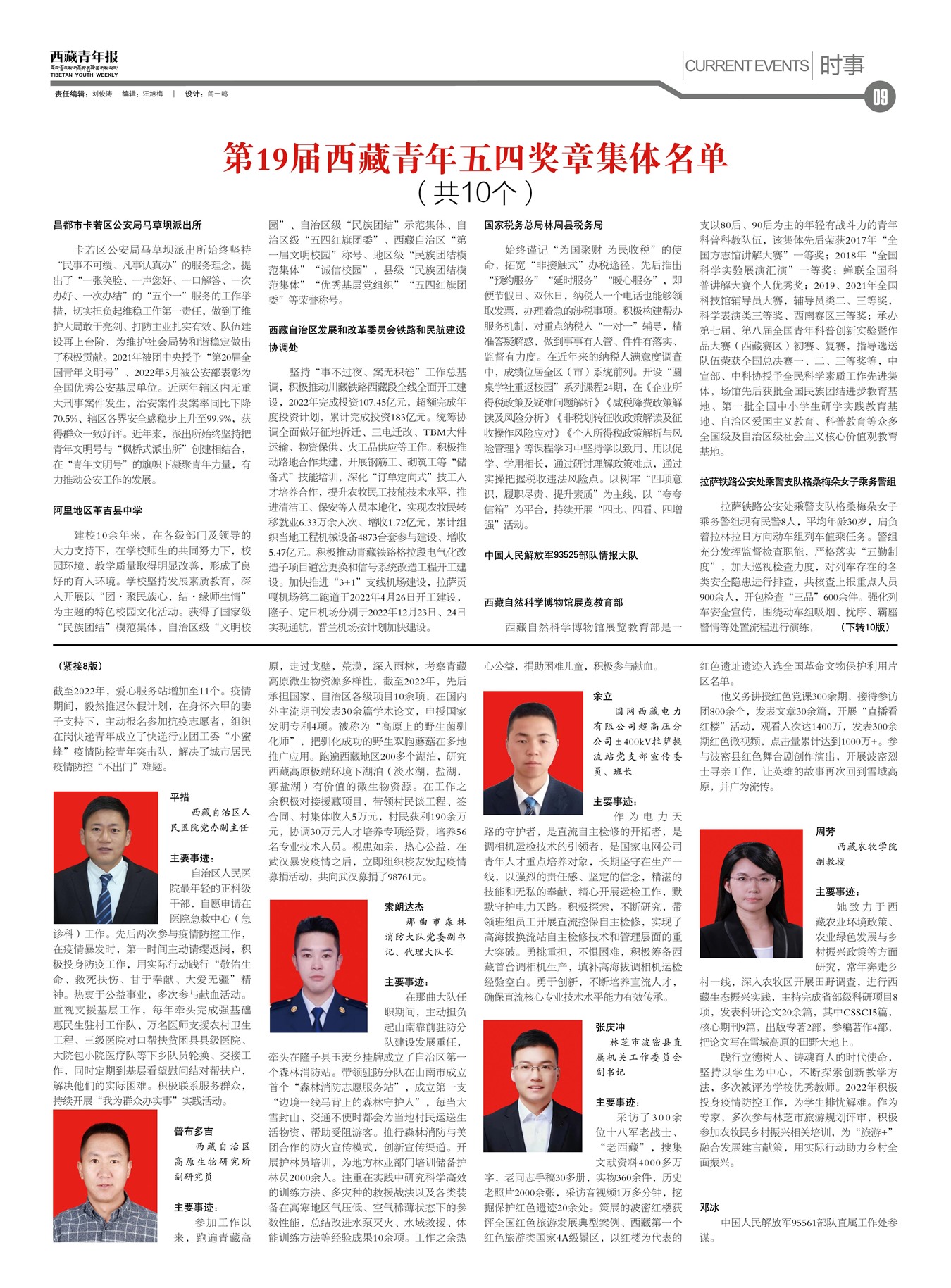 西藏青年报时事